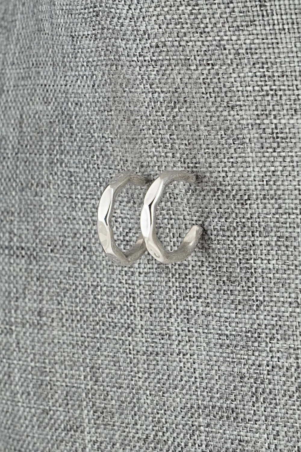 Sterling Silver Hoop Earrings - Elaine Tahe