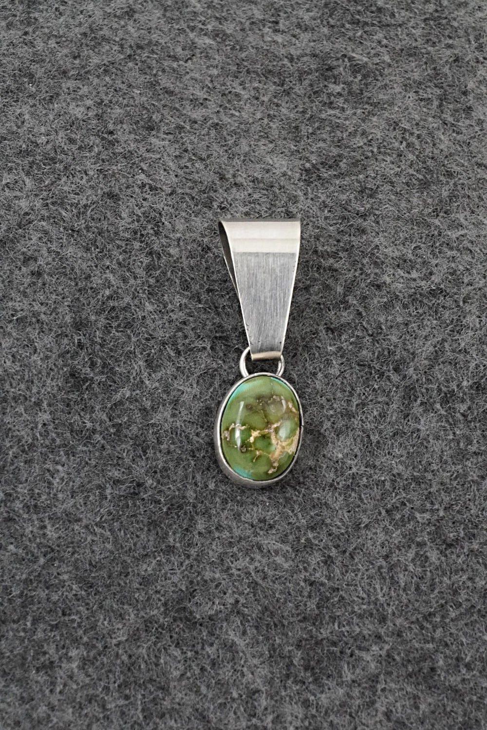 Turquoise & Sterling Silver Pendant - Rosemary Saunders