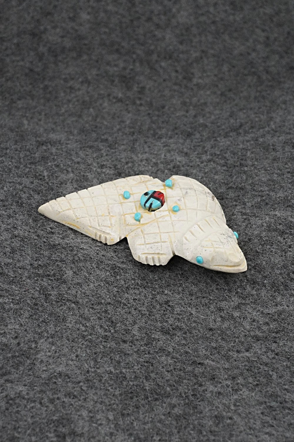 Horned Toad Zuni Fetish Carving - Danette Laate