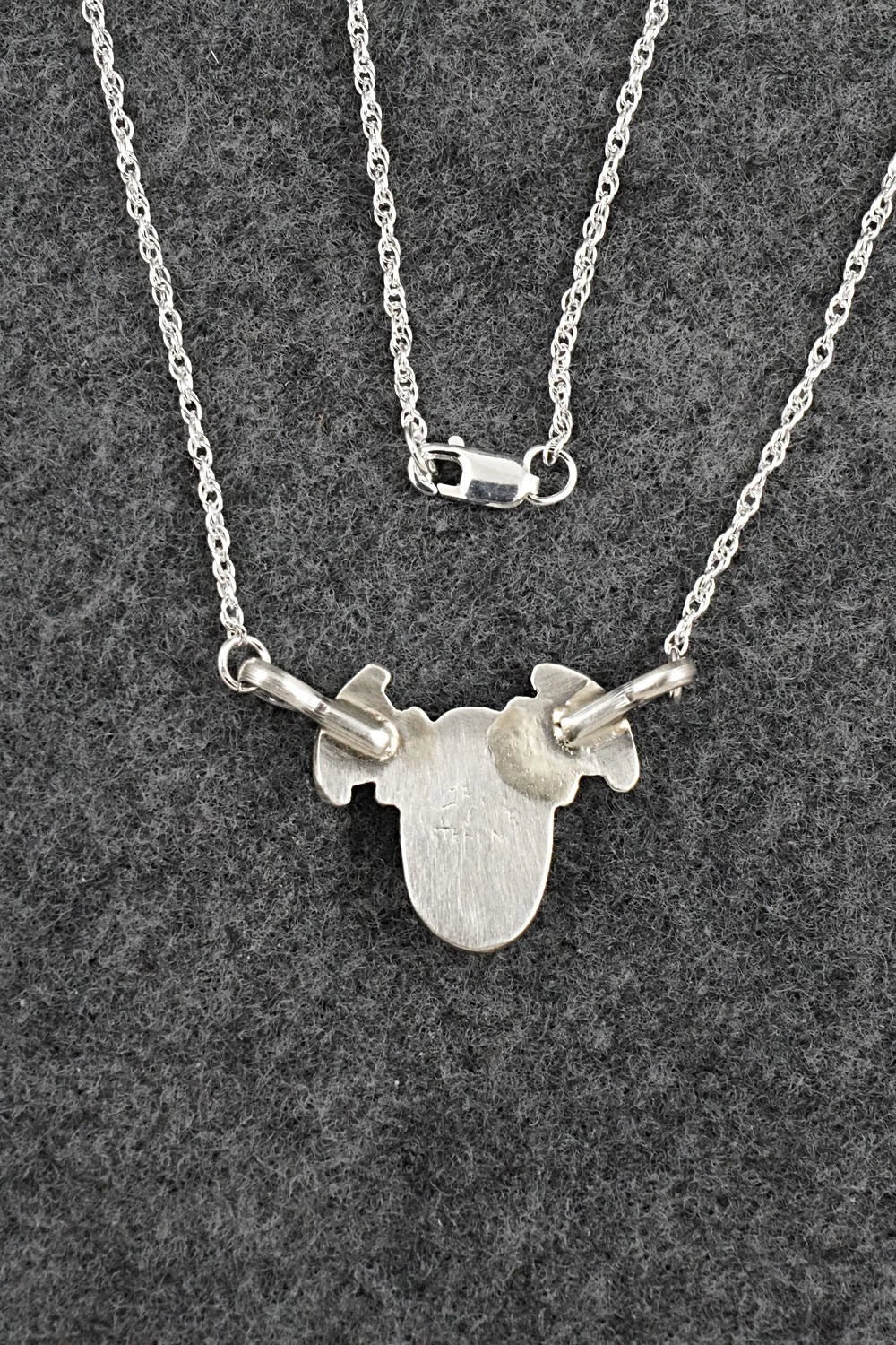 Turquoise & Sterling Silver Necklace - Verley Betone