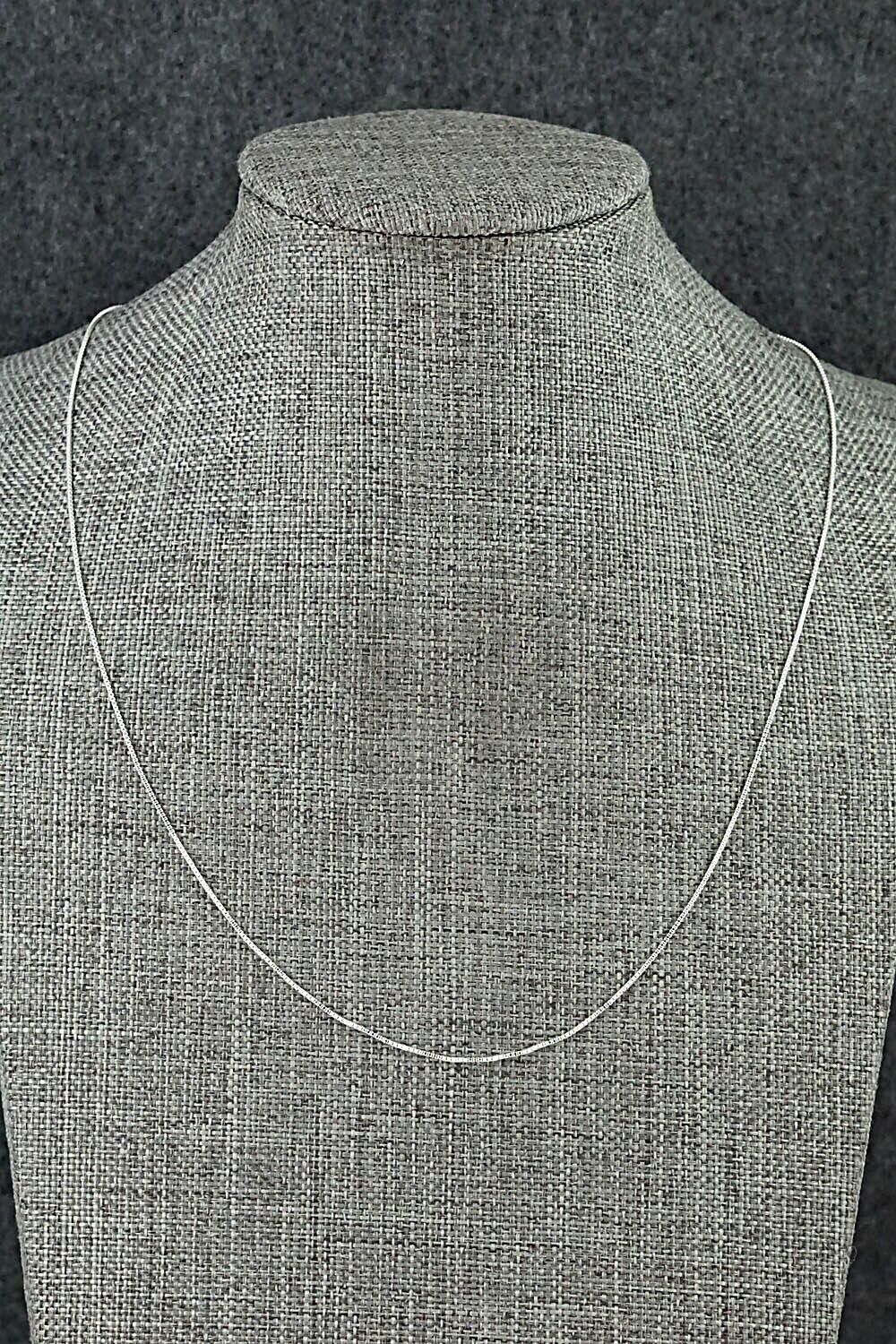Sterling Silver Chain Necklace - Sterling Silver 18"