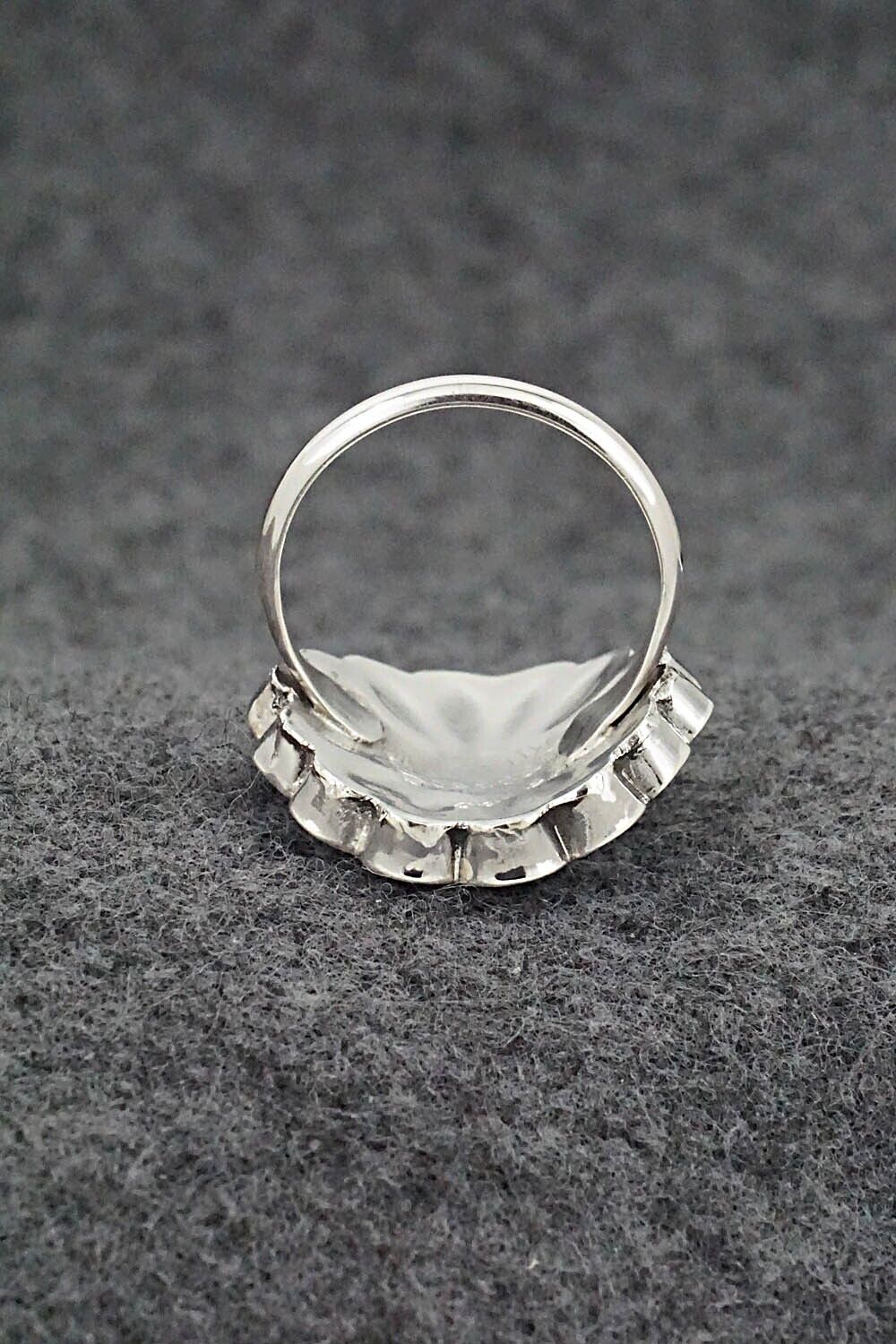 Multi-Stone & Sterling Silver Ring - Burdian Soseeah - Size 7.5