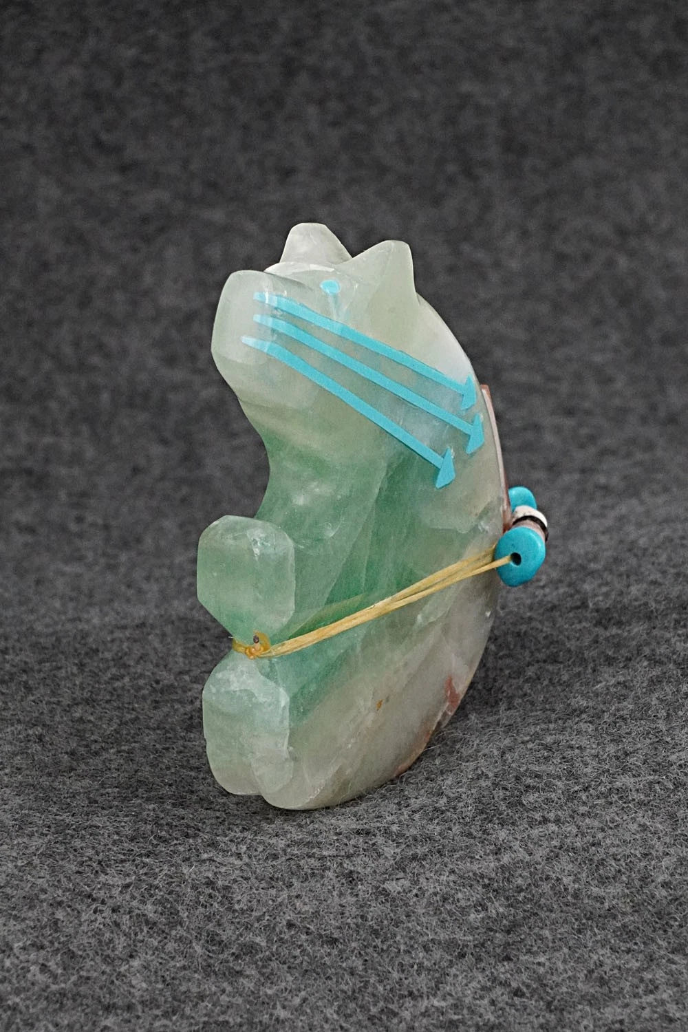 Bear Zuni Fetish Carving - Rodney Laiwakete