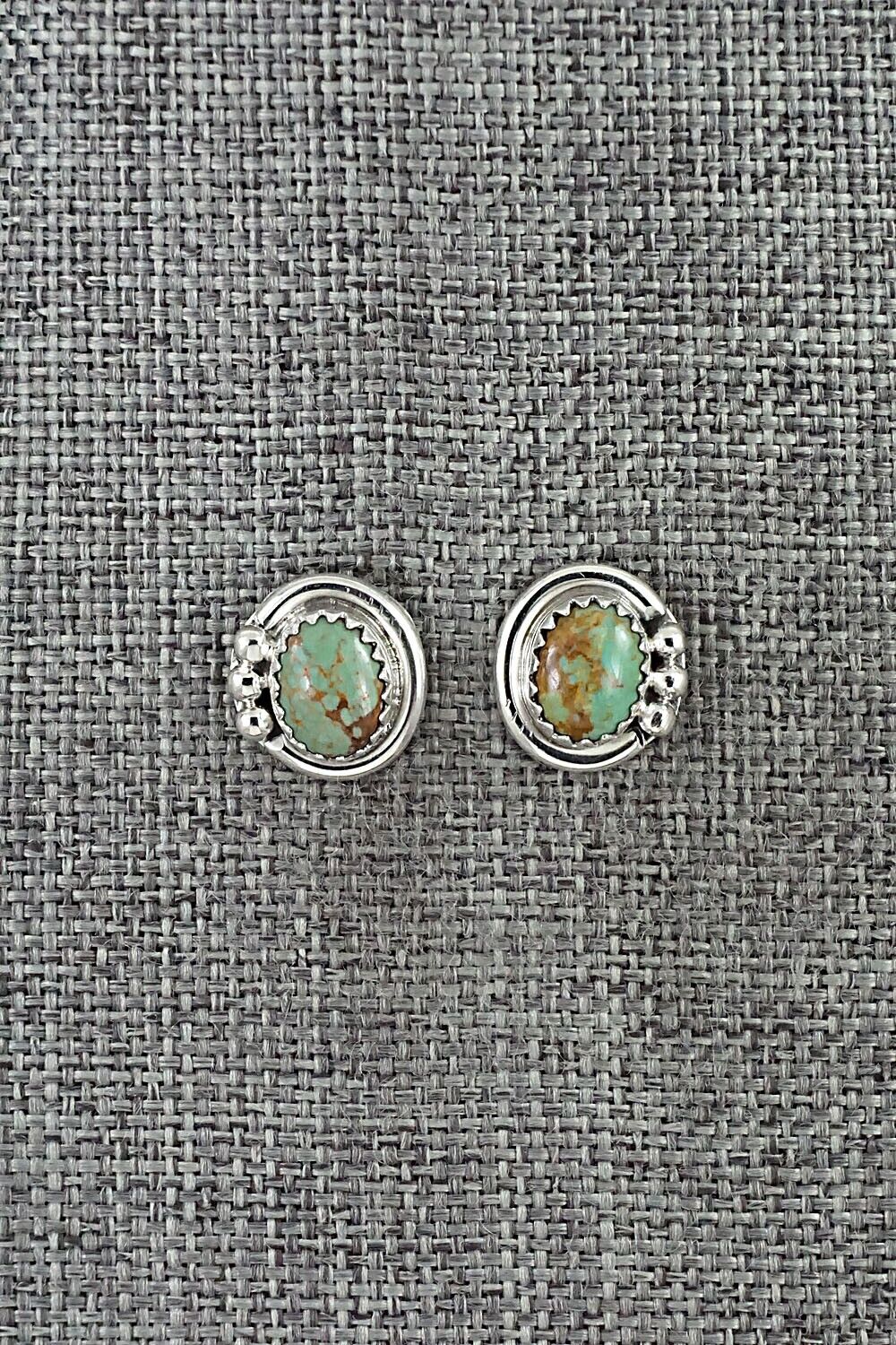 Turquoise & Sterling Silver Earrings - Rita Largo