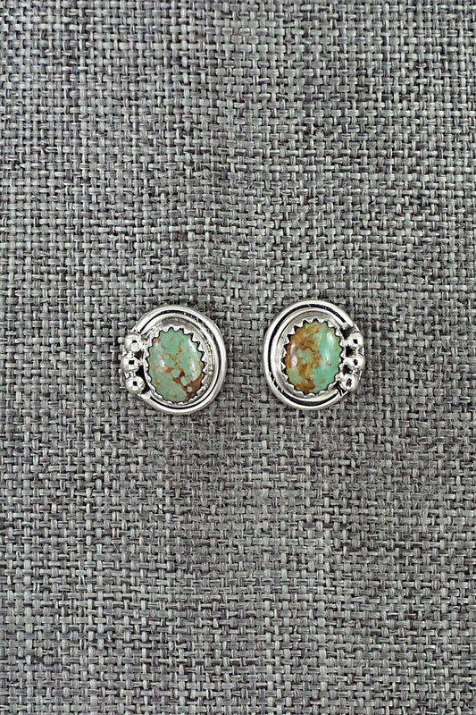 Turquoise & Sterling Silver Earrings - Rita Largo