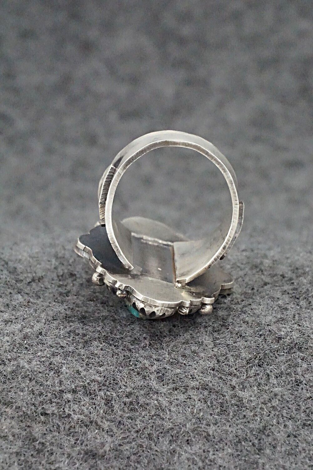 Turquoise & Sterling Silver Ring - Rosita Calladitto - Size 9