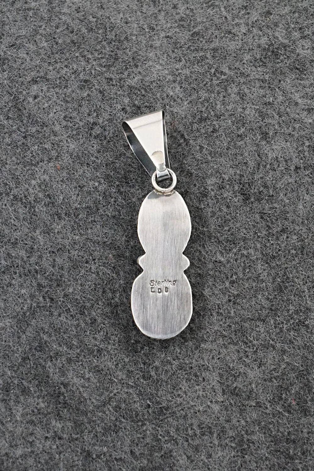 Turquoise & Sterling Silver Pendant - Eugene Gruber