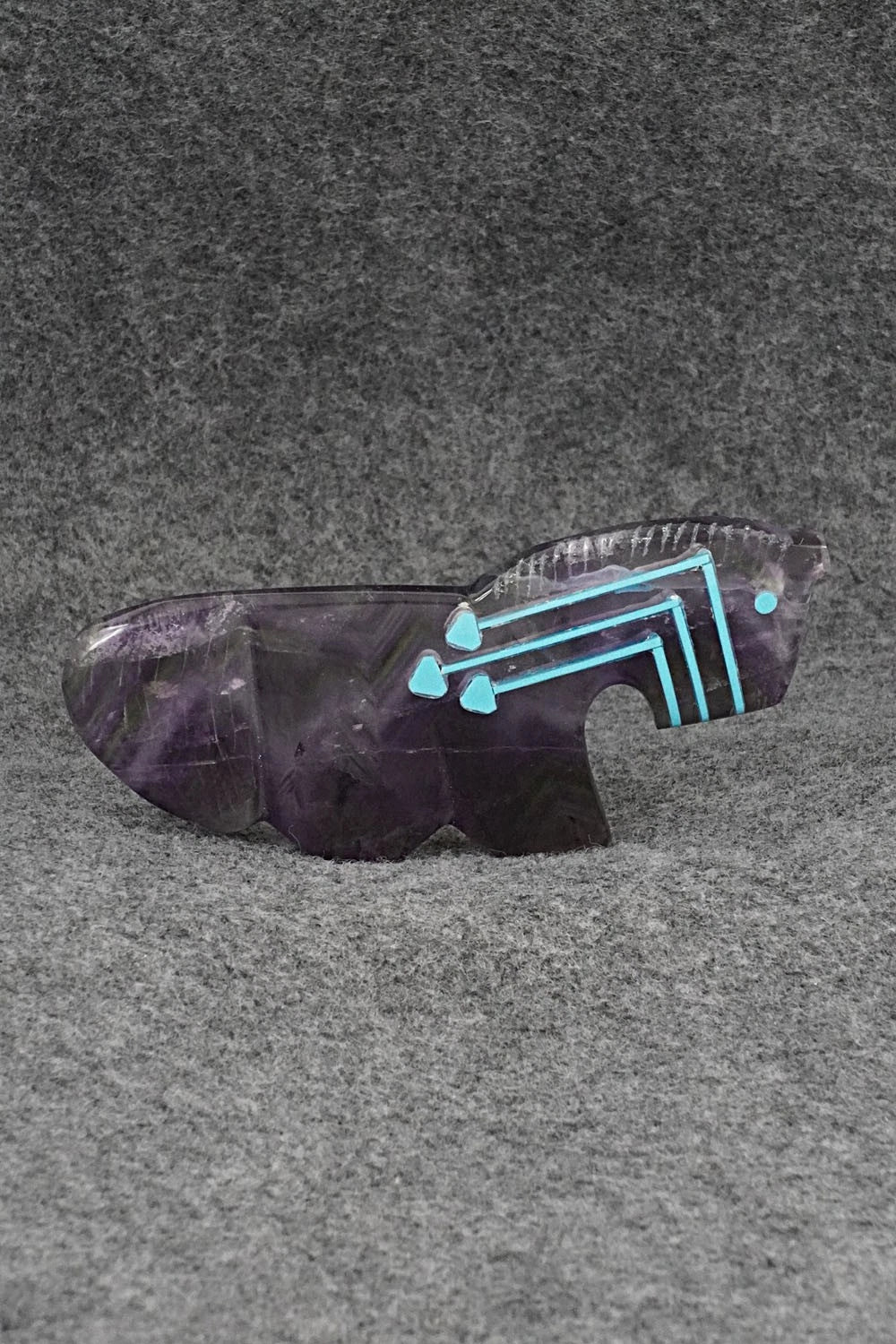 Horse Zuni Fetish Carving - Kenric Laiwakete