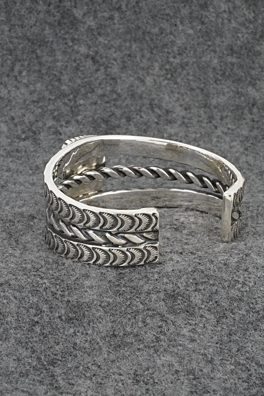 Turquoise & Sterling Silver Bracelet - Roland Dixson