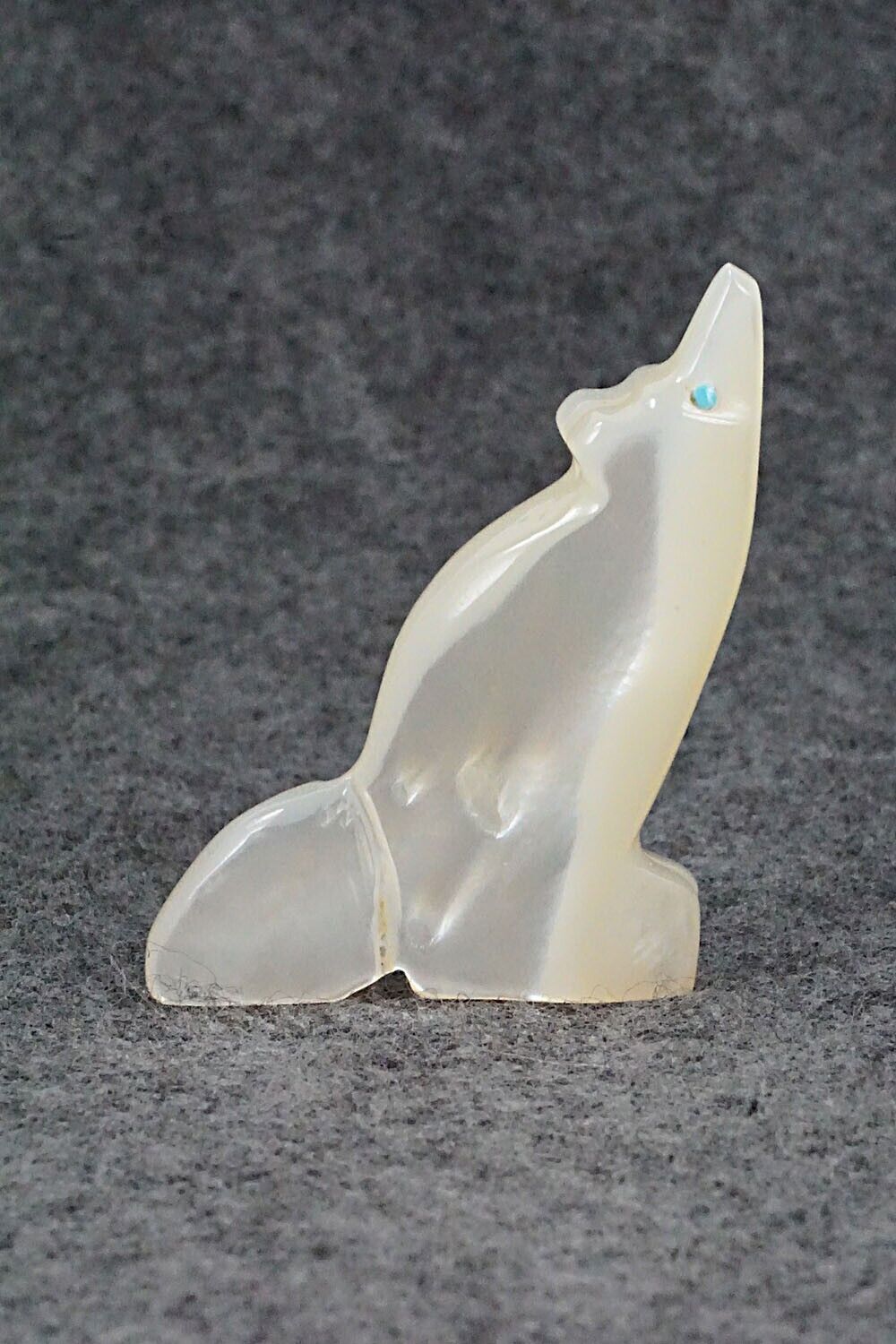 Coyote Zuni Fetish Carving - Danny Lonjose