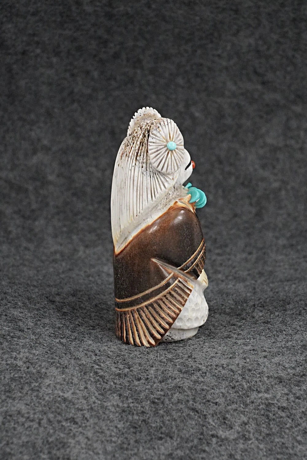 Corn Maiden Zuni Fetish Carving - Claudia Peina