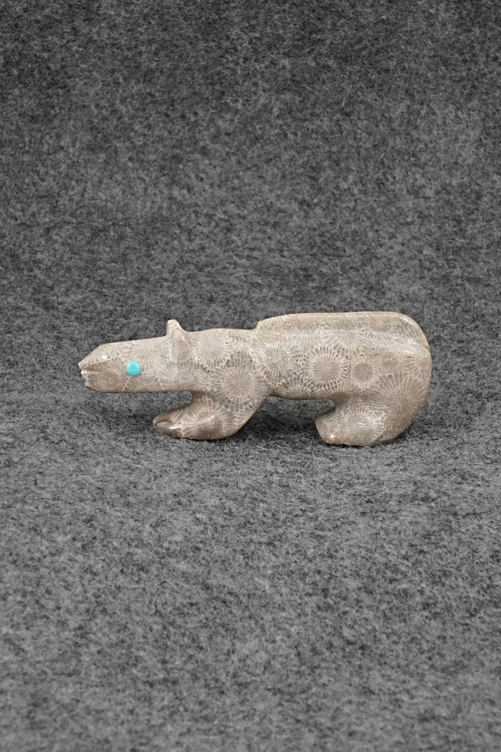 Mountain Lion Zuni Fetish Carving - Ronnie Lunasee