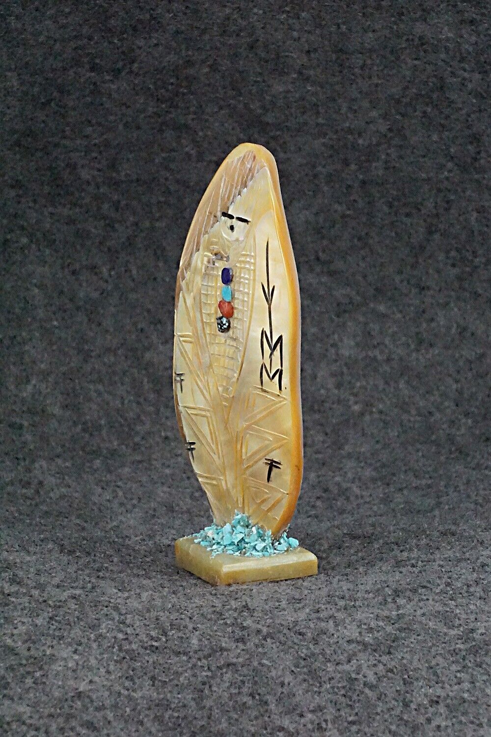 Corn Maiden Zuni Fetish Carving - Gloria Chattin