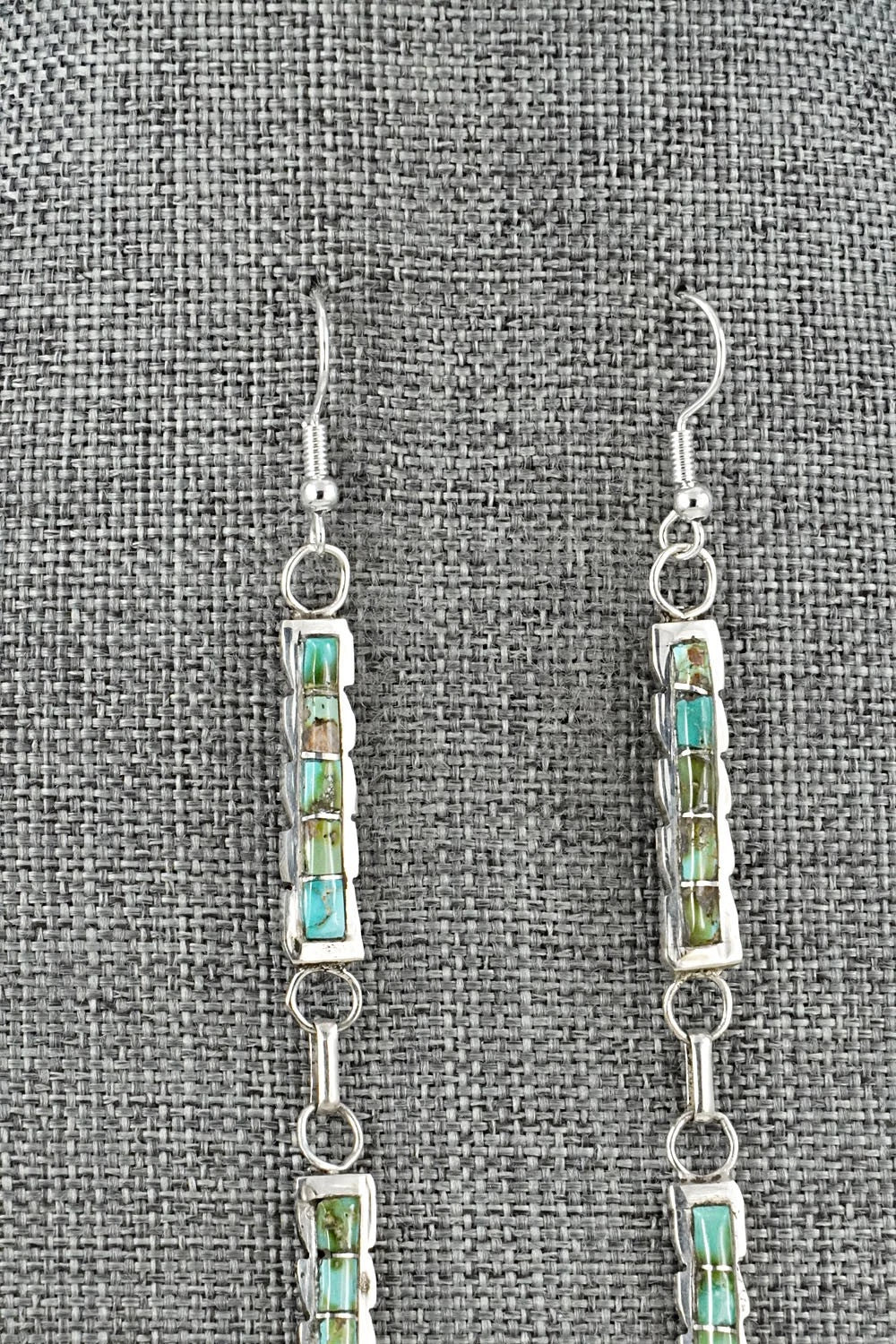 Turquoise & Sterling Silver Earrings - Sheldon Lalio