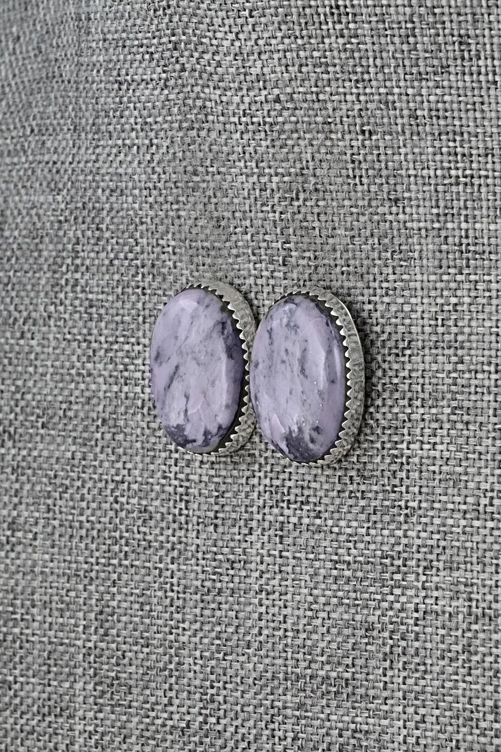Morado & Sterling Silver Earrings - Murray Hannaweeka