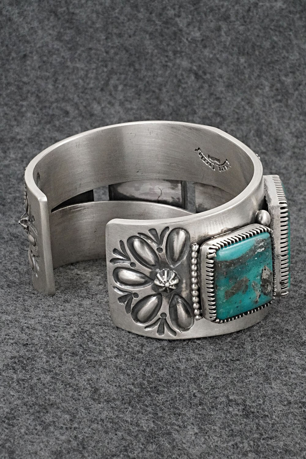 Turquoise & Sterling Silver Bracelet - Mark Yazzie