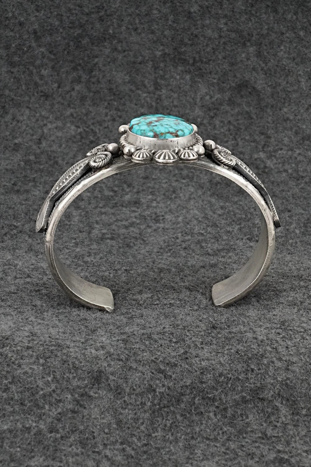 Turquoise & Sterling Silver Bracelet - Michael Calladitto