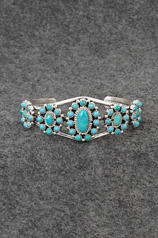 Turquoise & Sterling Silver Bracelet - Nathaniel Kurley