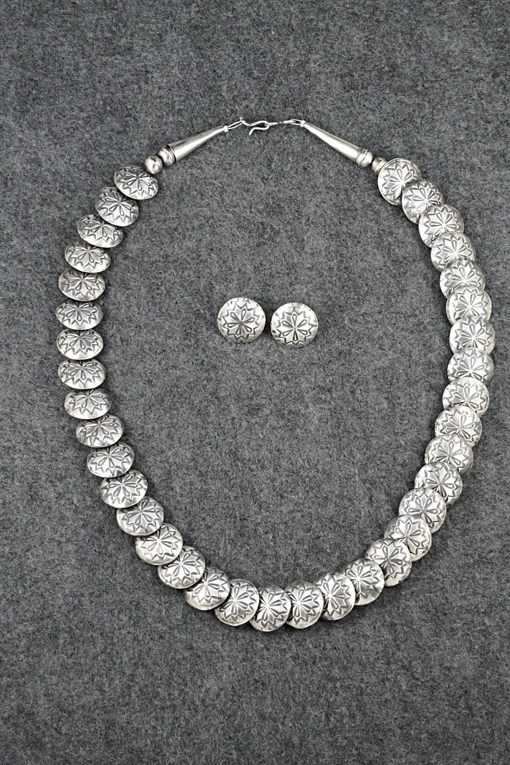 Sterling Silver Necklace and Earrings Set - Tim Thompson