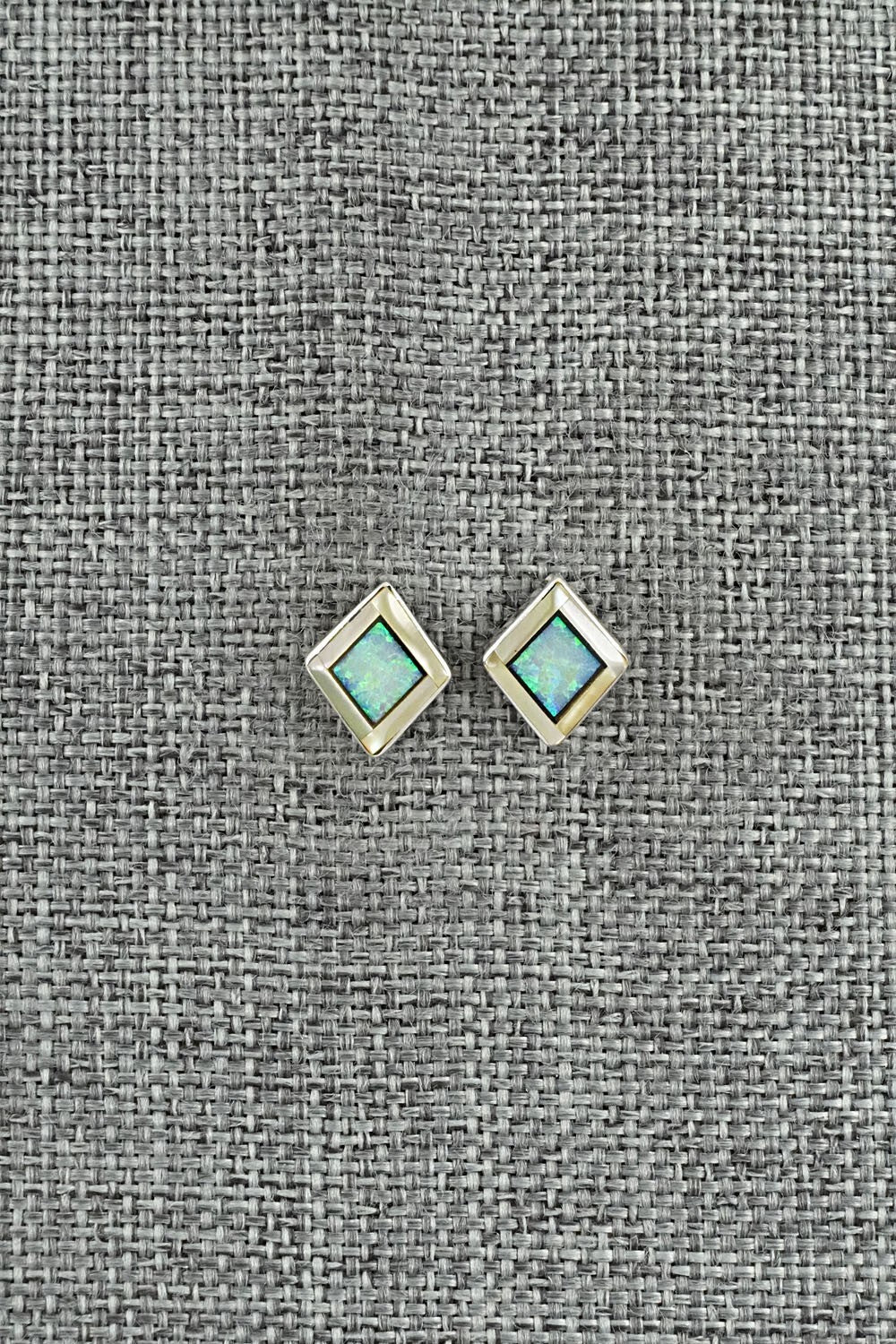 Opalite, Mother of Pearl & Sterling Silver Earrings - Willis Kylestewa