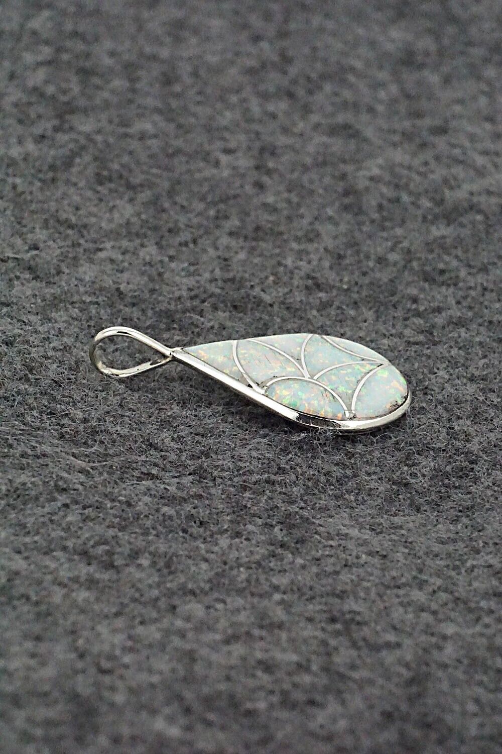 Opalite & Sterling Silver Pendant - Delorna Lahi