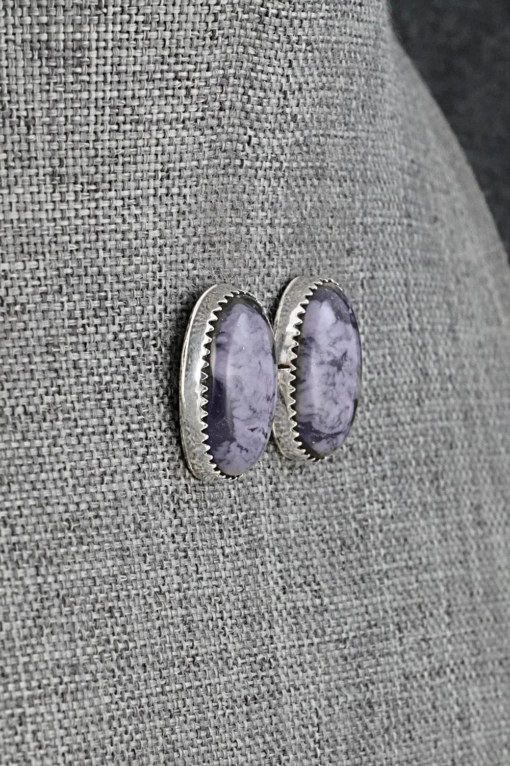 Morado & Sterling Silver Earrings - Murray Hannaweeka