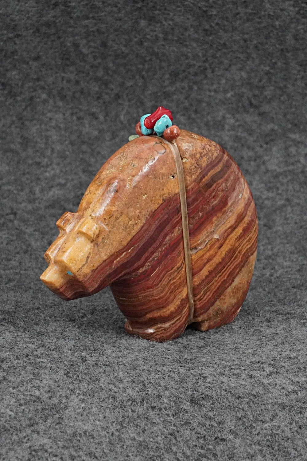 Bear with Cub Zuni Fetish Carving - Paulette & Farlan Quam