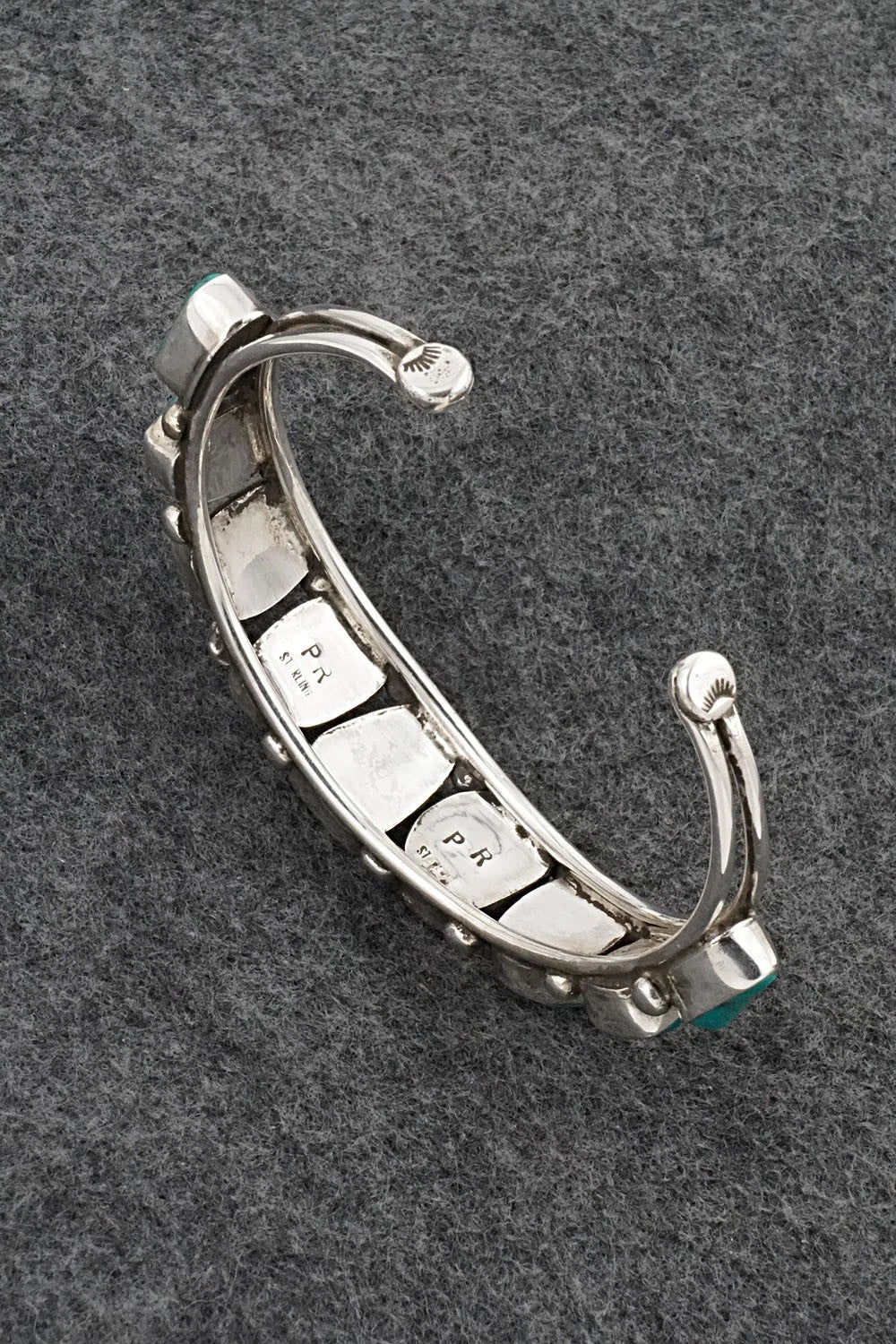 Turquoise & Sterling Silver Bracelet - Priscilla Reeder