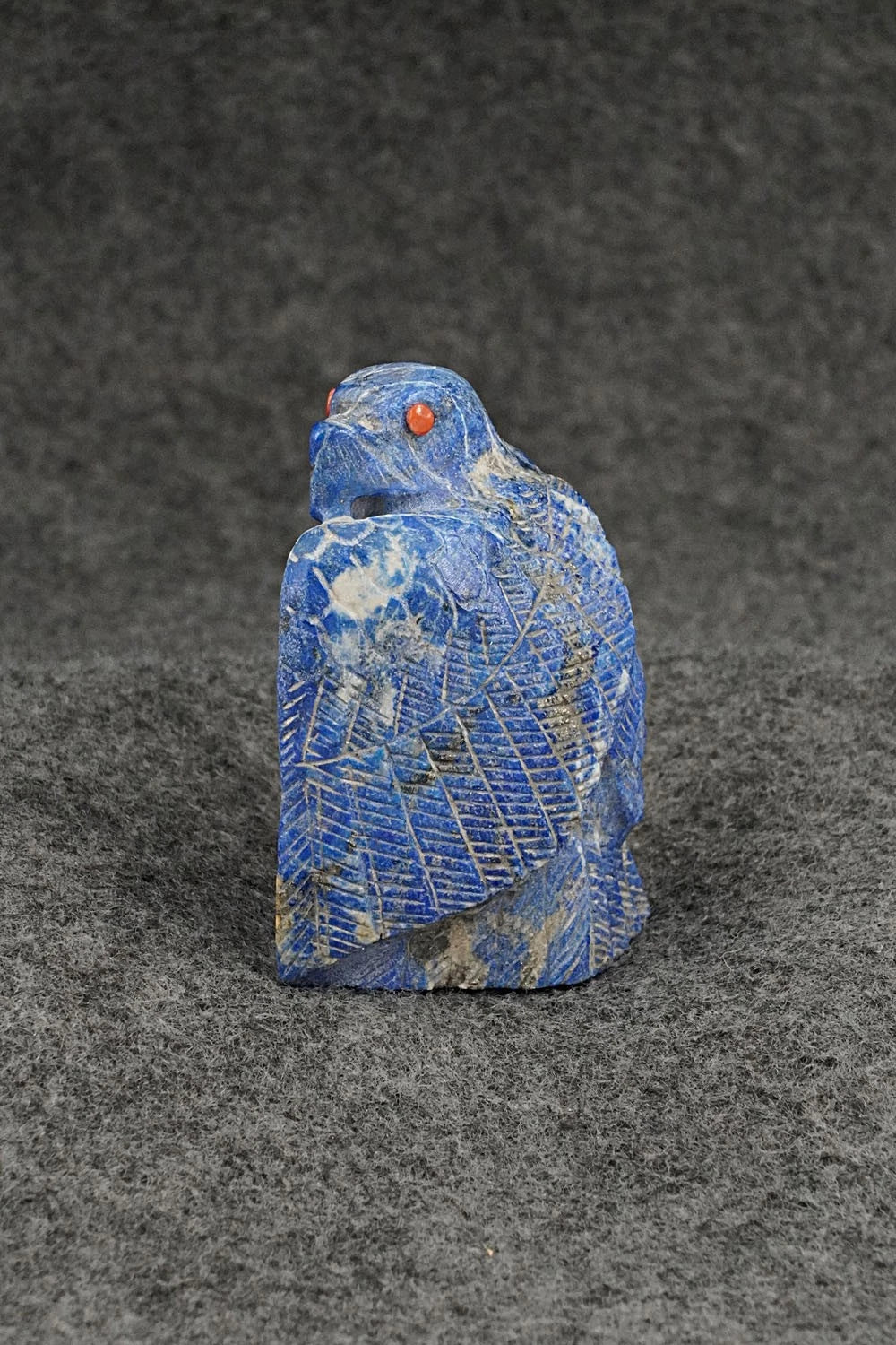 Eagle Zuni Fetish Carving - Derrick Kammasee