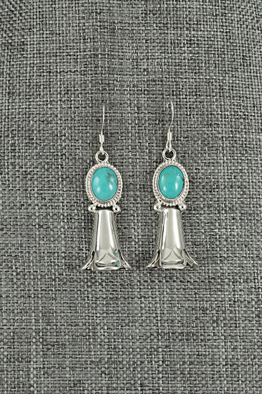 Turquoise & Sterling Silver Earrings - Sharon McCarthy