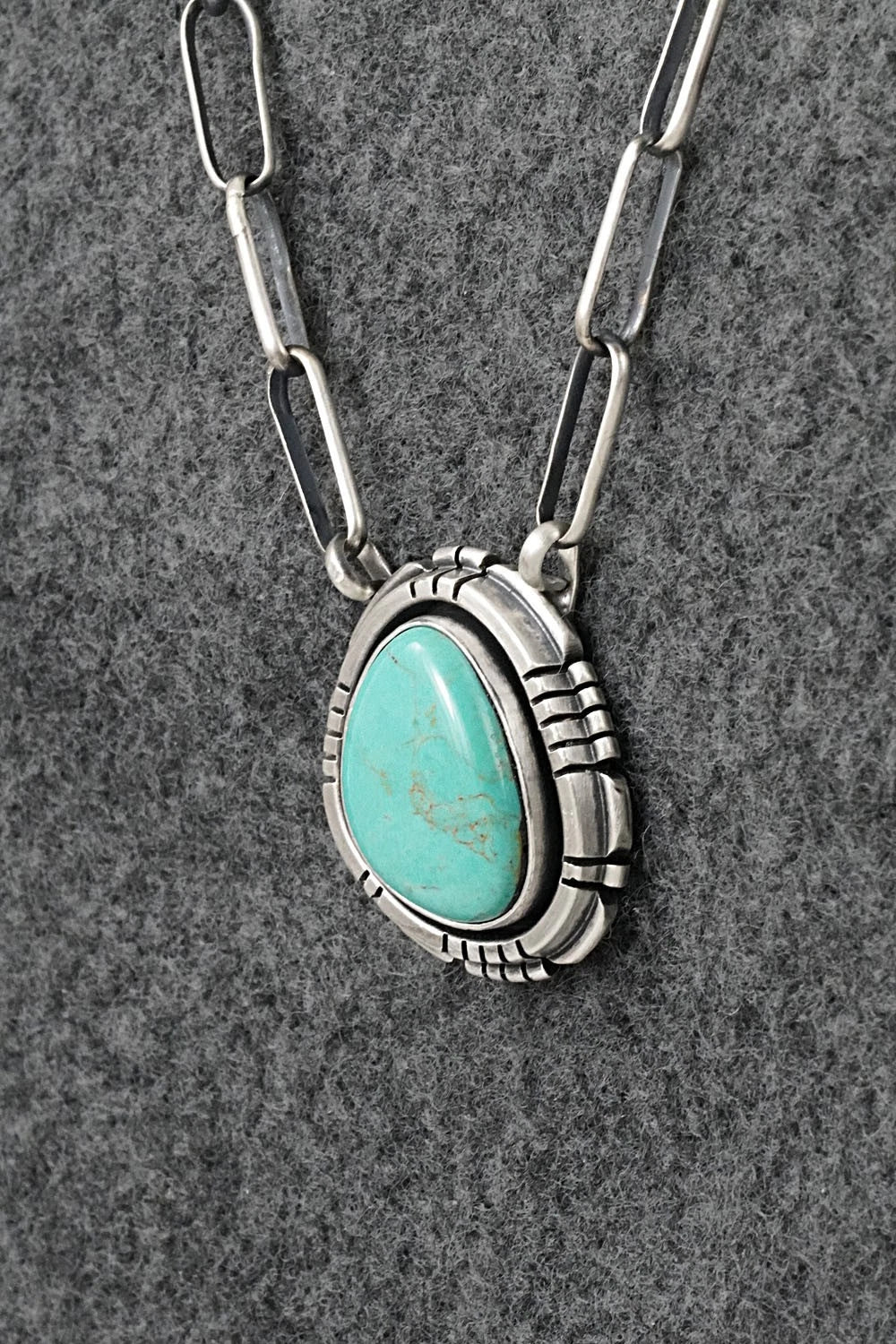 Turquoise & Sterling Silver Necklace - Daniel Benally