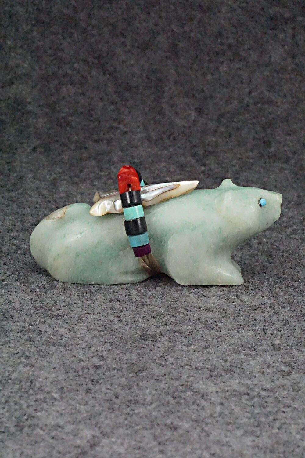 Mountain Lion Zuni Fetish Carving - Michael Laweka