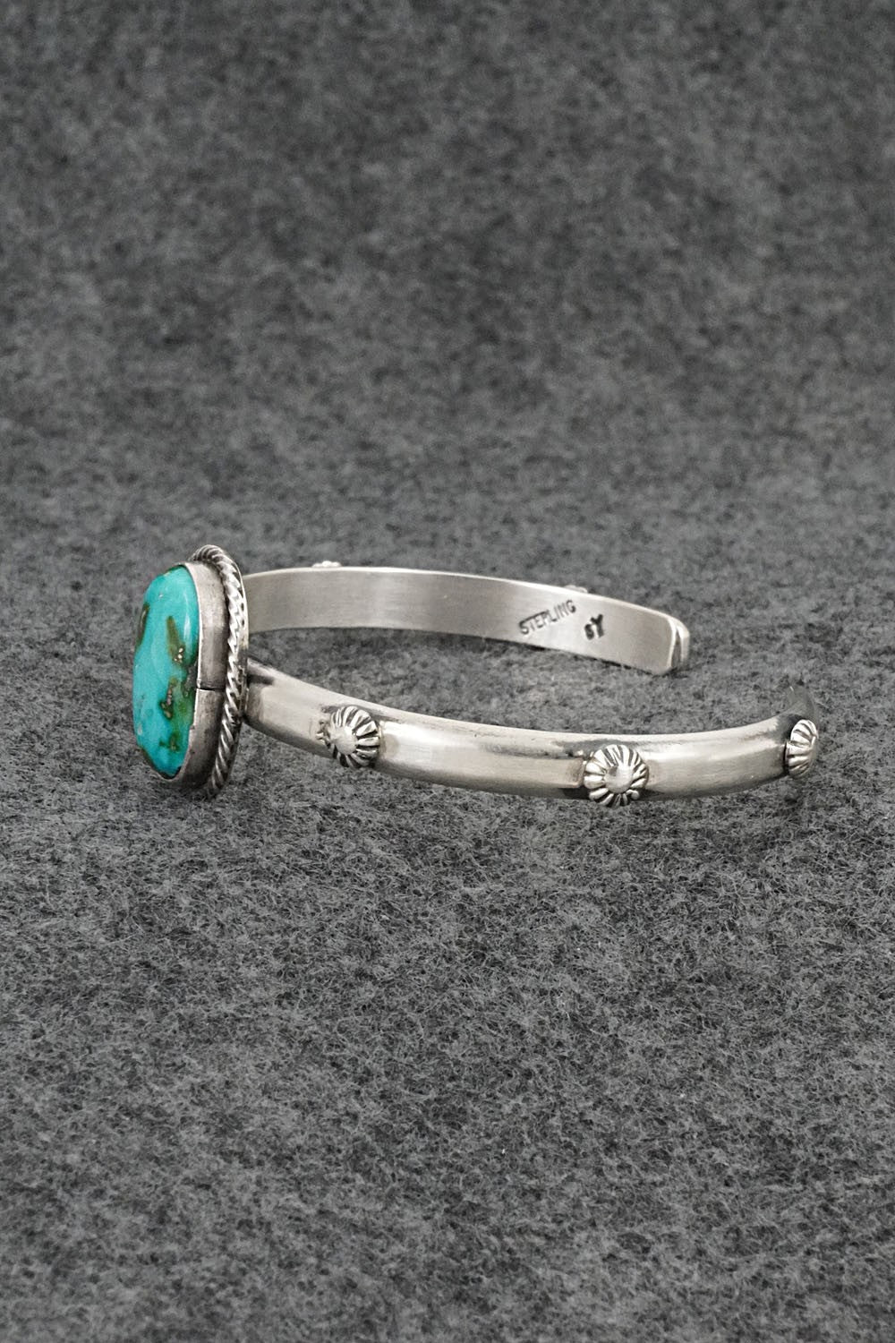 Turquoise & Sterling Silver Bracelet - Samuel Yellowhair