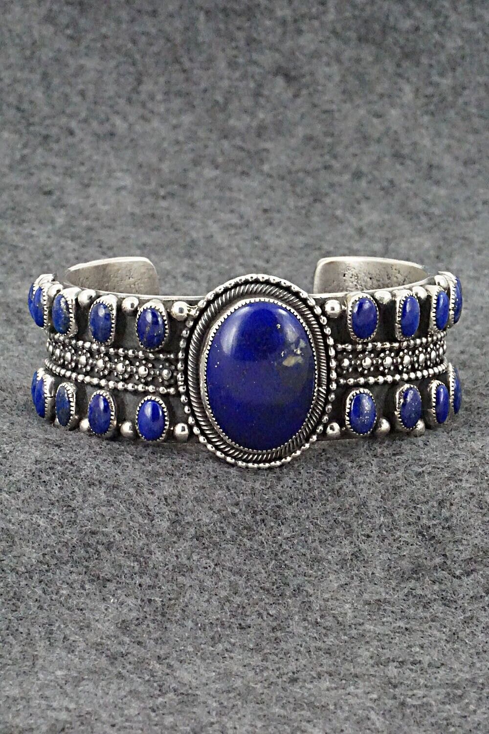 Lapis & Sterling Silver Bracelet - Myron Etsitty