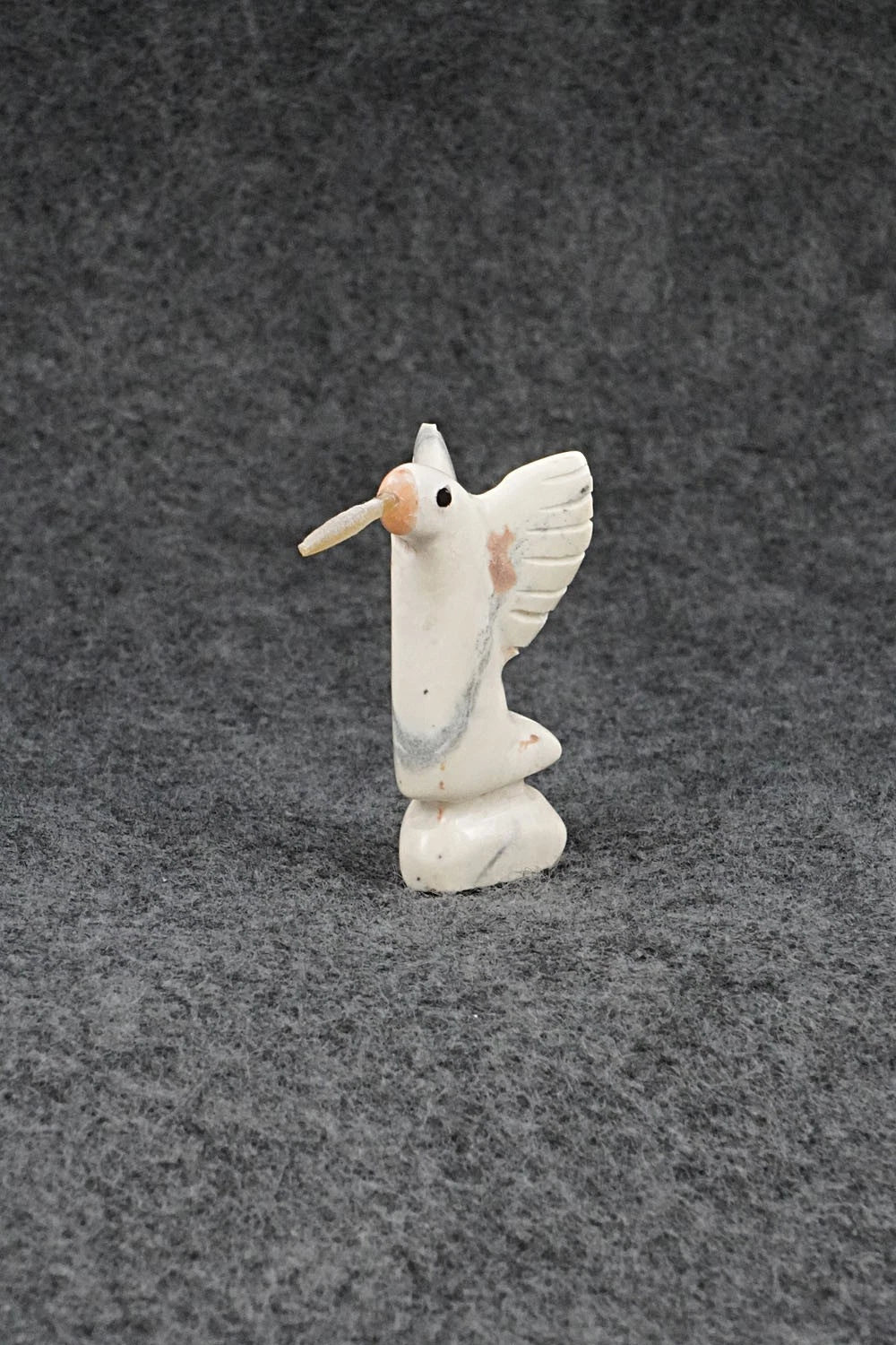 Hummingbird Zuni Fetish Carving - Justin Red Elk