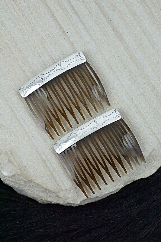 Sterling Silver Hair Combs - Randall Dalgai