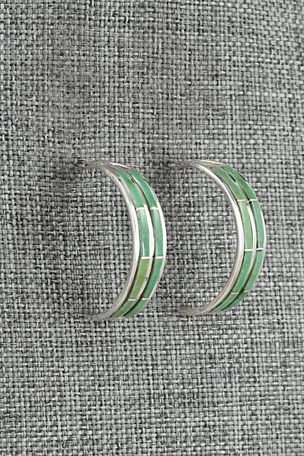 Turquoise & Sterling Silver Earrings - Andrew Enrico