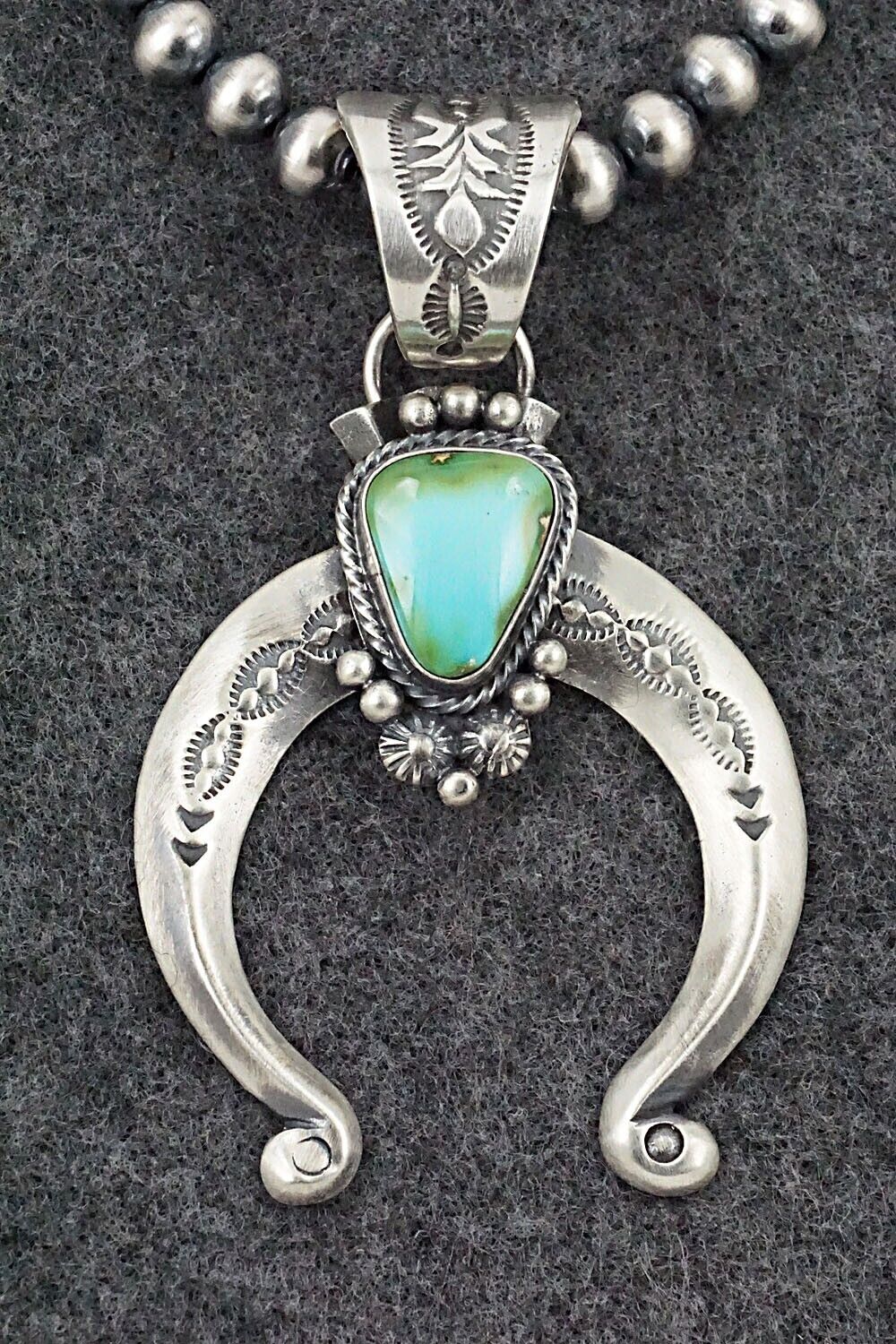 Turquoise & Sterling Silver Necklace - Samuel Yellowhair
