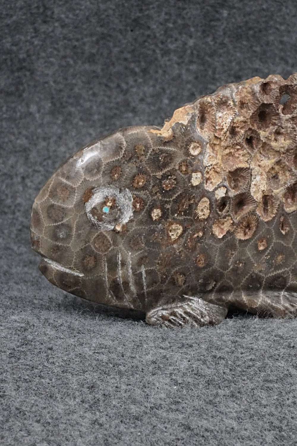 Fish Zuni Fetish Carving - Tony Mackel