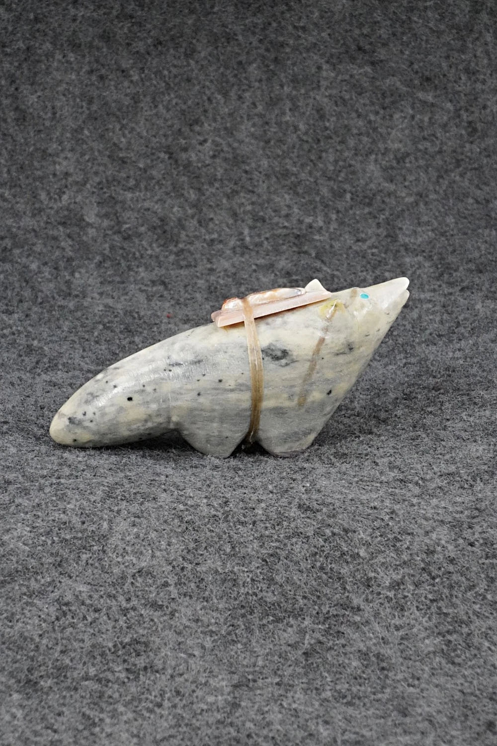 Fox Zuni Fetish Carving - Delvin Leekya