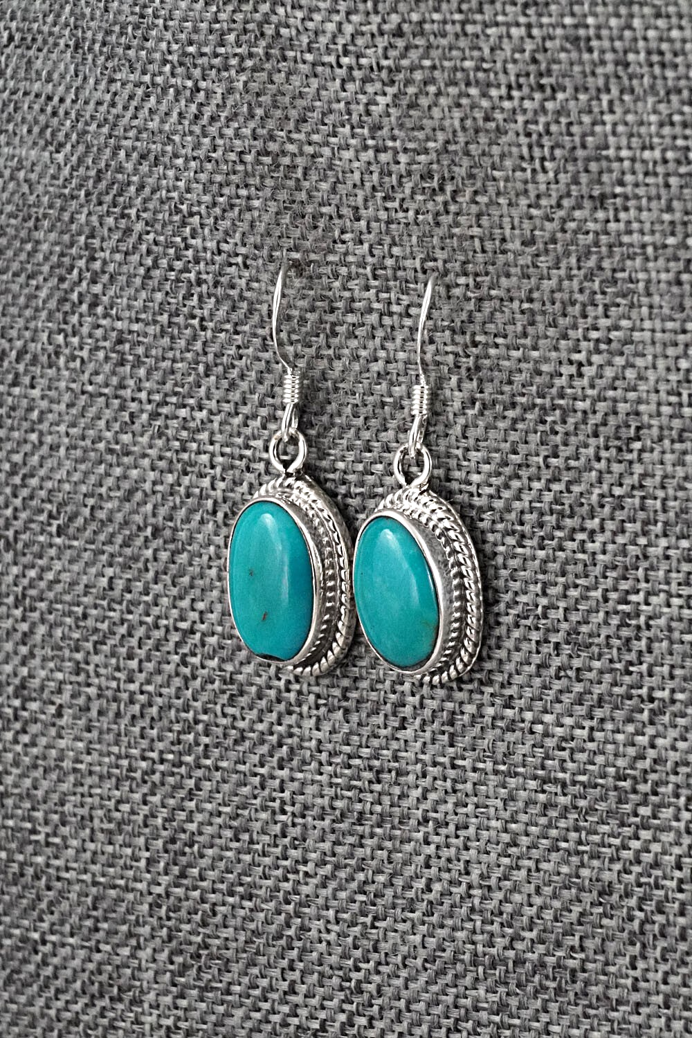 Turquoise & Sterling Silver Earrings - Sharon McCarthy