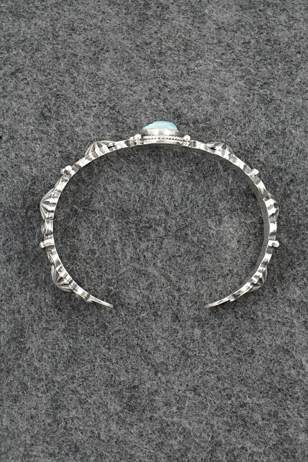 Turquoise & Sterling Silver Bracelet - Thomas Yazzie