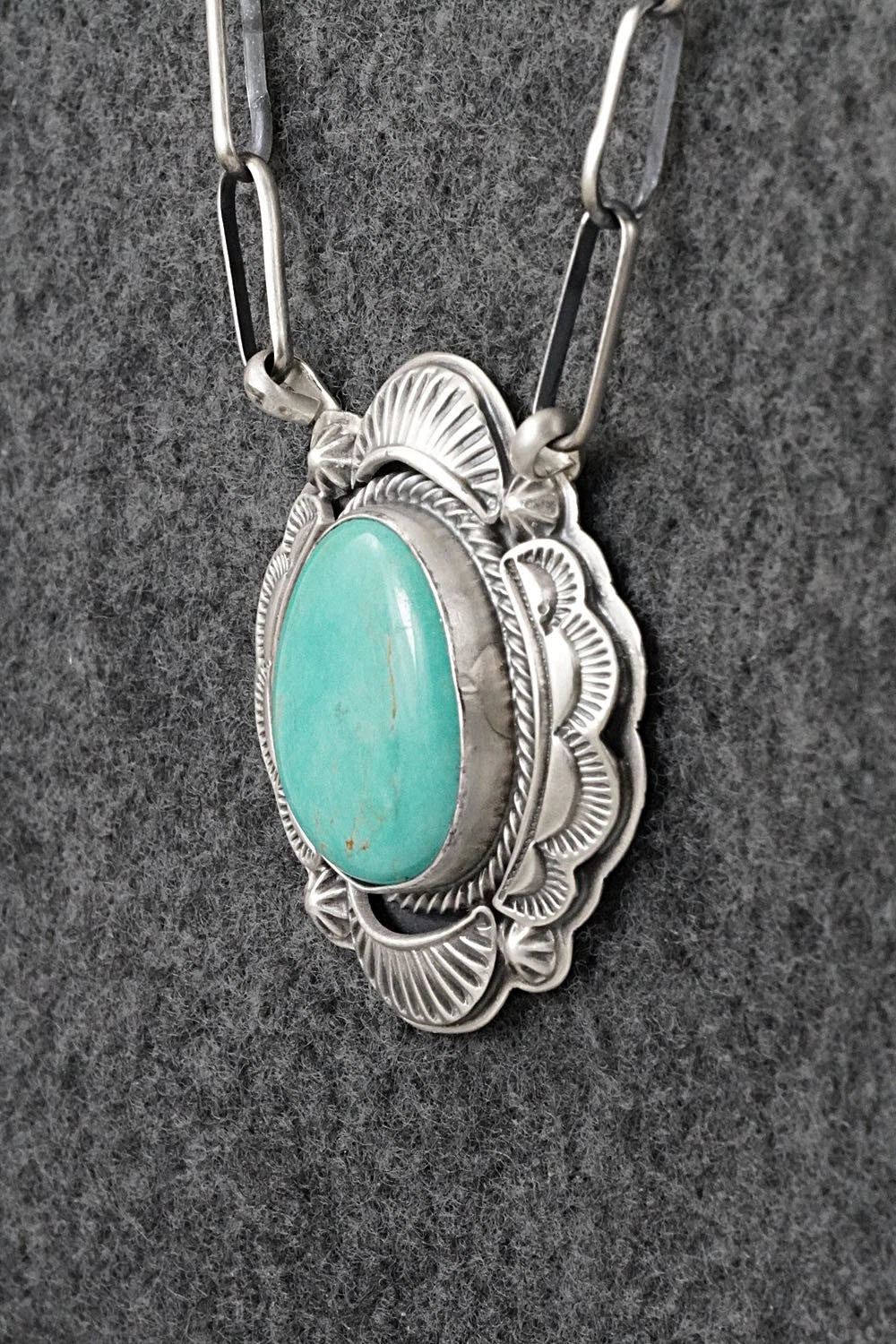 Turquoise & Sterling Silver Necklace - Randy Boyd