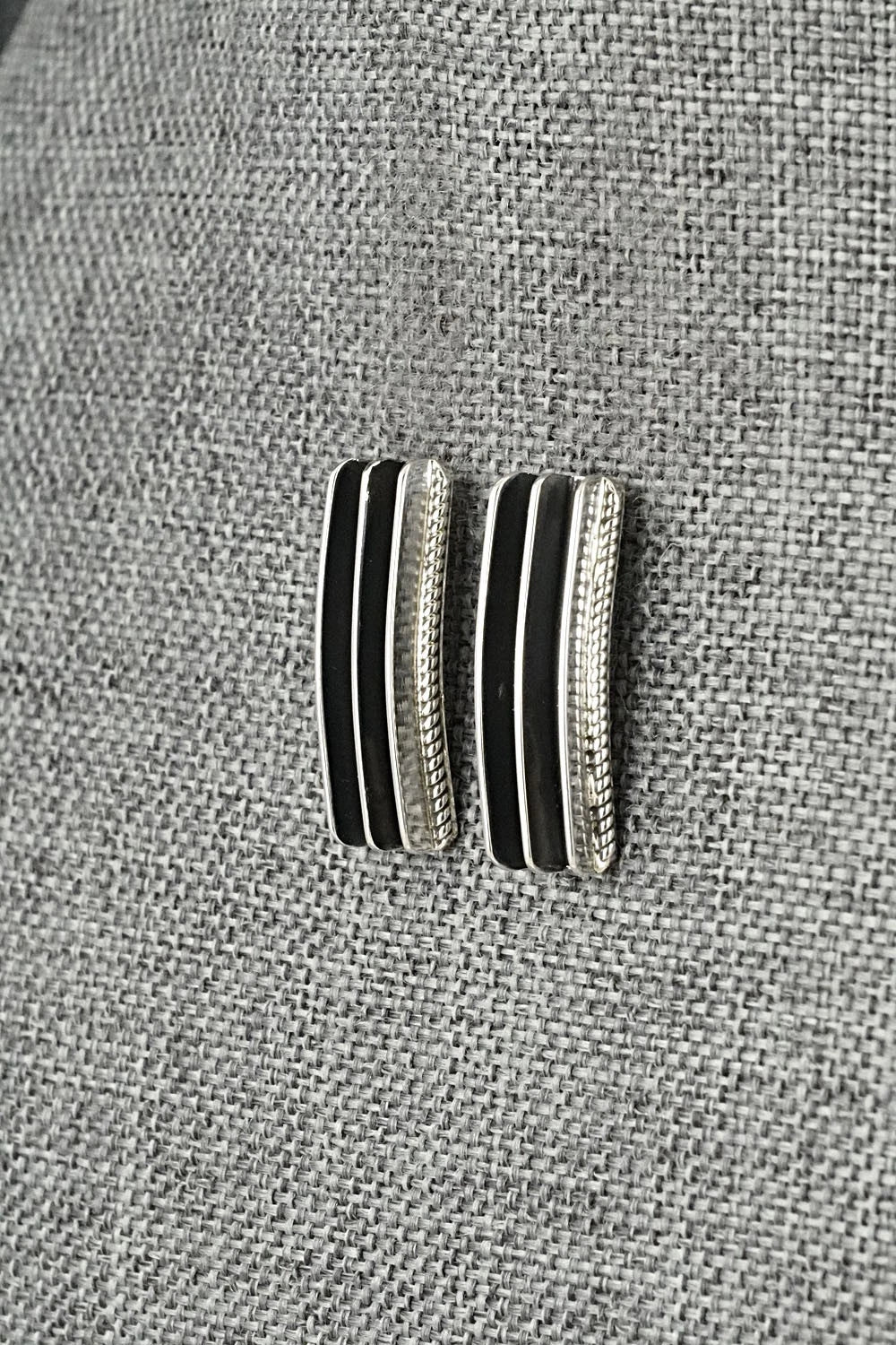 Sterling Silver Earrings - Darrell Yazzie
