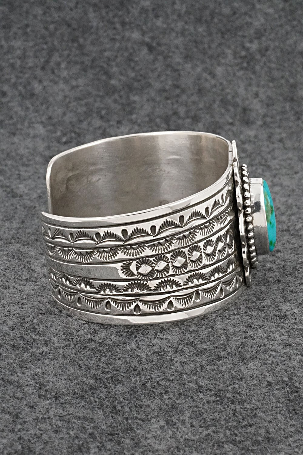 Turquoise & Sterling Silver Bracelet - Eula Wylie