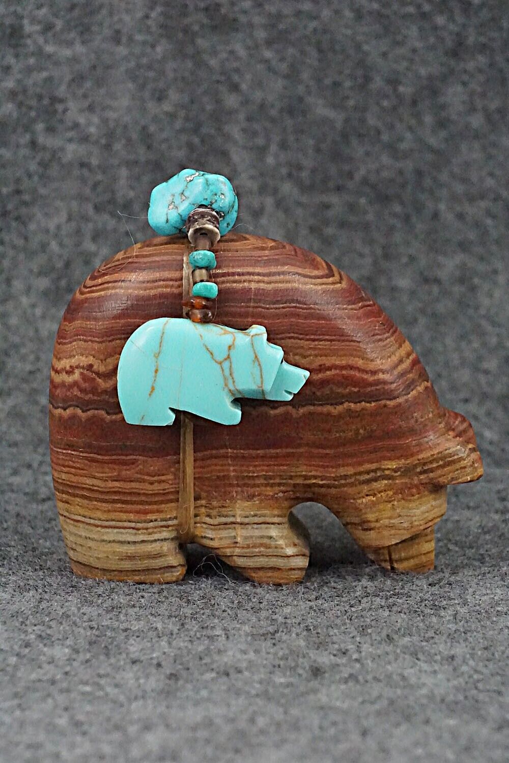 Bear Zuni Fetish Carving - Douglas Martza