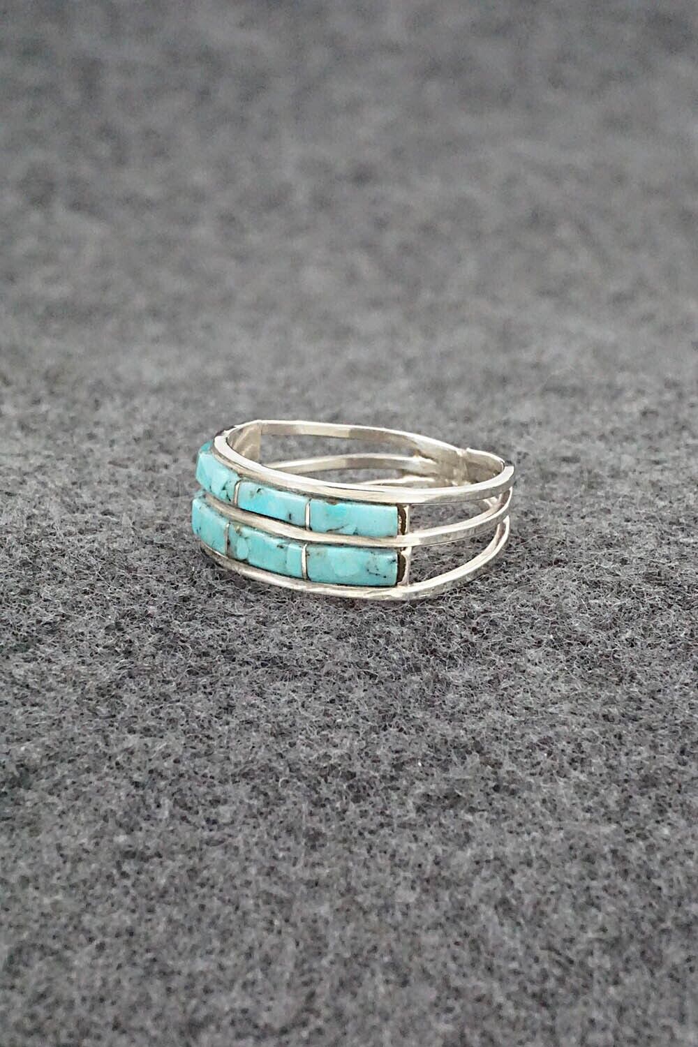Turquoise & Sterling Silver Ring - Debbie Livingston - Size 9.25