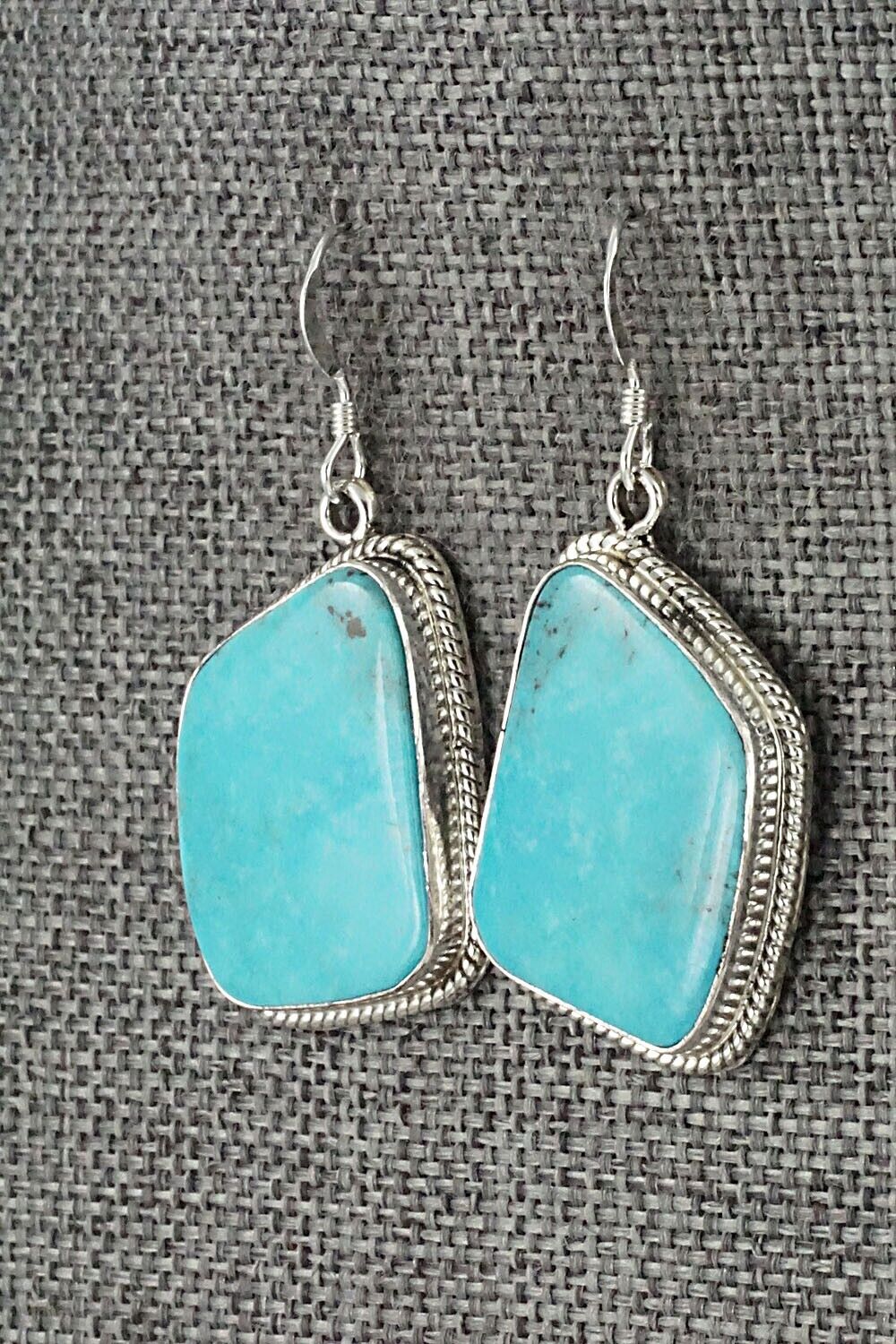 Turquoise and Sterling Silver Earrings - Sharon McCarthy