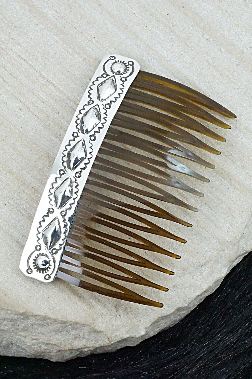 Sterling Silver Hair Combs - Jeannie Blackgoat