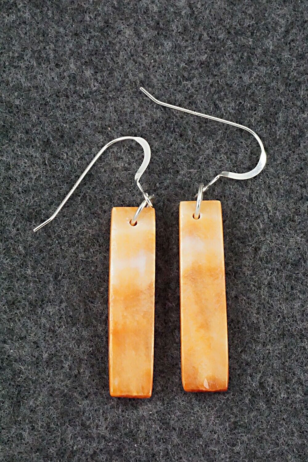 Spiny Oyster & Sterling Silver Earrings - Jesus Espino